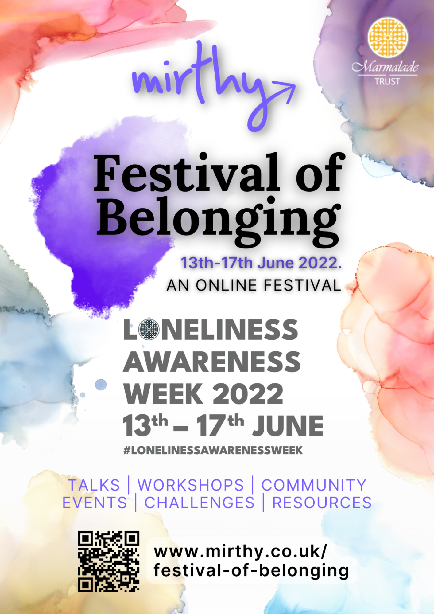 festival of belonging poster
